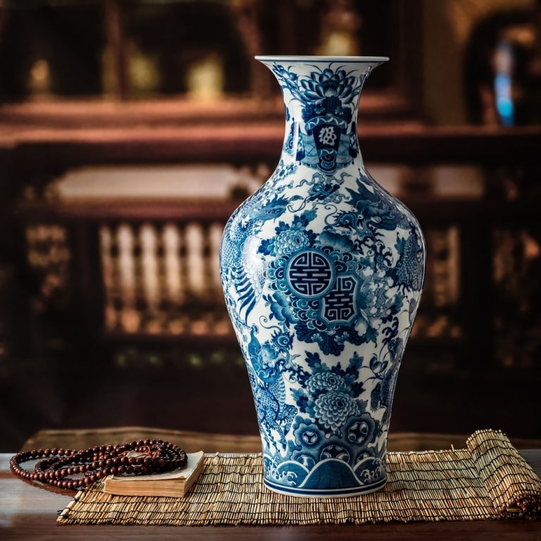 Bảo Bình Chân Vuông Tứ Linh Chầu Thọ