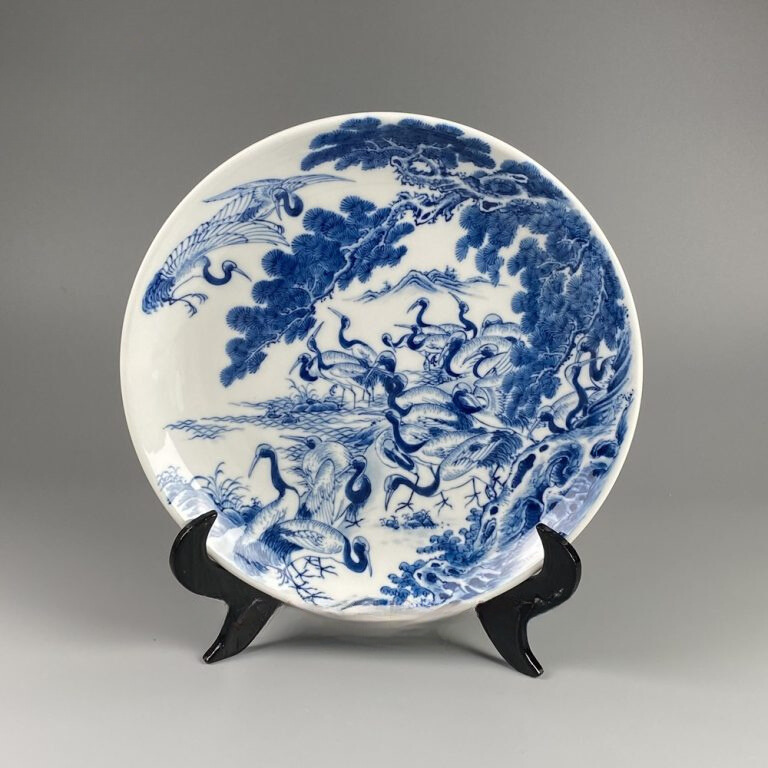 Đĩa Sứ Tùng Hạc Diên Niên